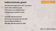 RIC S. BASTASA - indiscriminate green