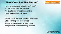 Linda Winchell - 'Thank You For The Thorns'