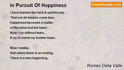 Romeo Della Valle - In Pursuit Of Happiness