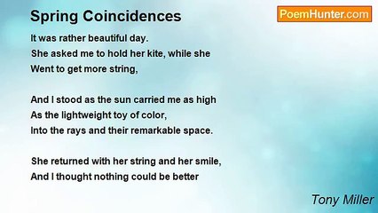 Tony Miller - Spring Coincidences