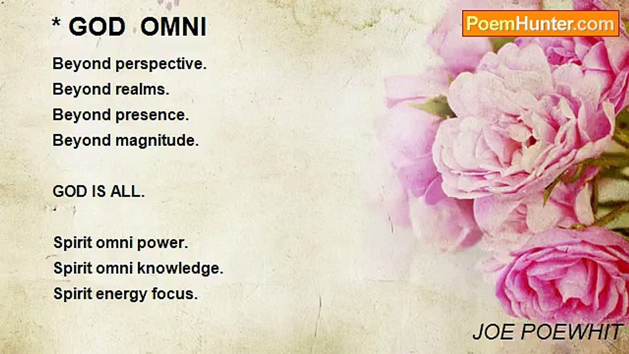 JOE POEWHIT - * GOD  OMNI
