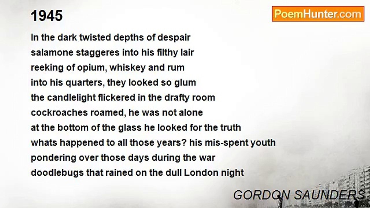 GORDON SAUNDERS - 1945