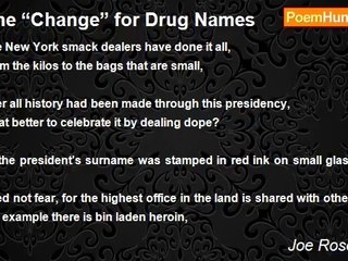 Joe Rosochacki - One “Change” for Drug Names