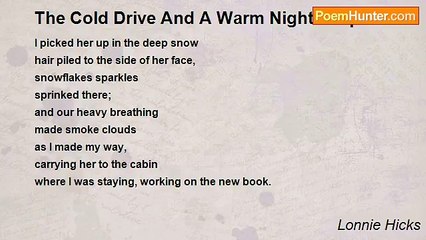 Lonnie Hicks - The Cold Drive And A Warm Night-chapter one