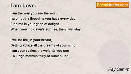 Fay Slimm - I am Love.