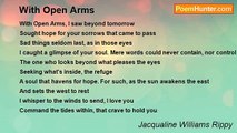 Jacqualine Williams Rippy - With Open Arms