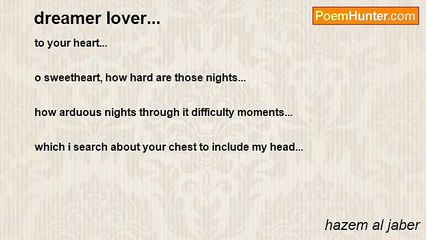 hazem al jaber - dreamer lover...