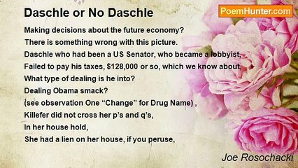 Joe Rosochacki - Daschle or No Daschle