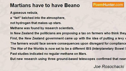 Joe Rosochacki - Martians have to have Beano