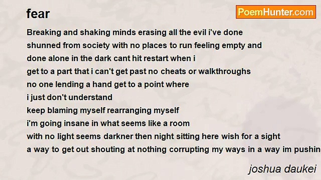 joshua daukei - fear