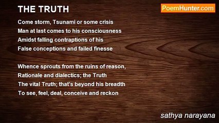 sathya narayana - THE TRUTH