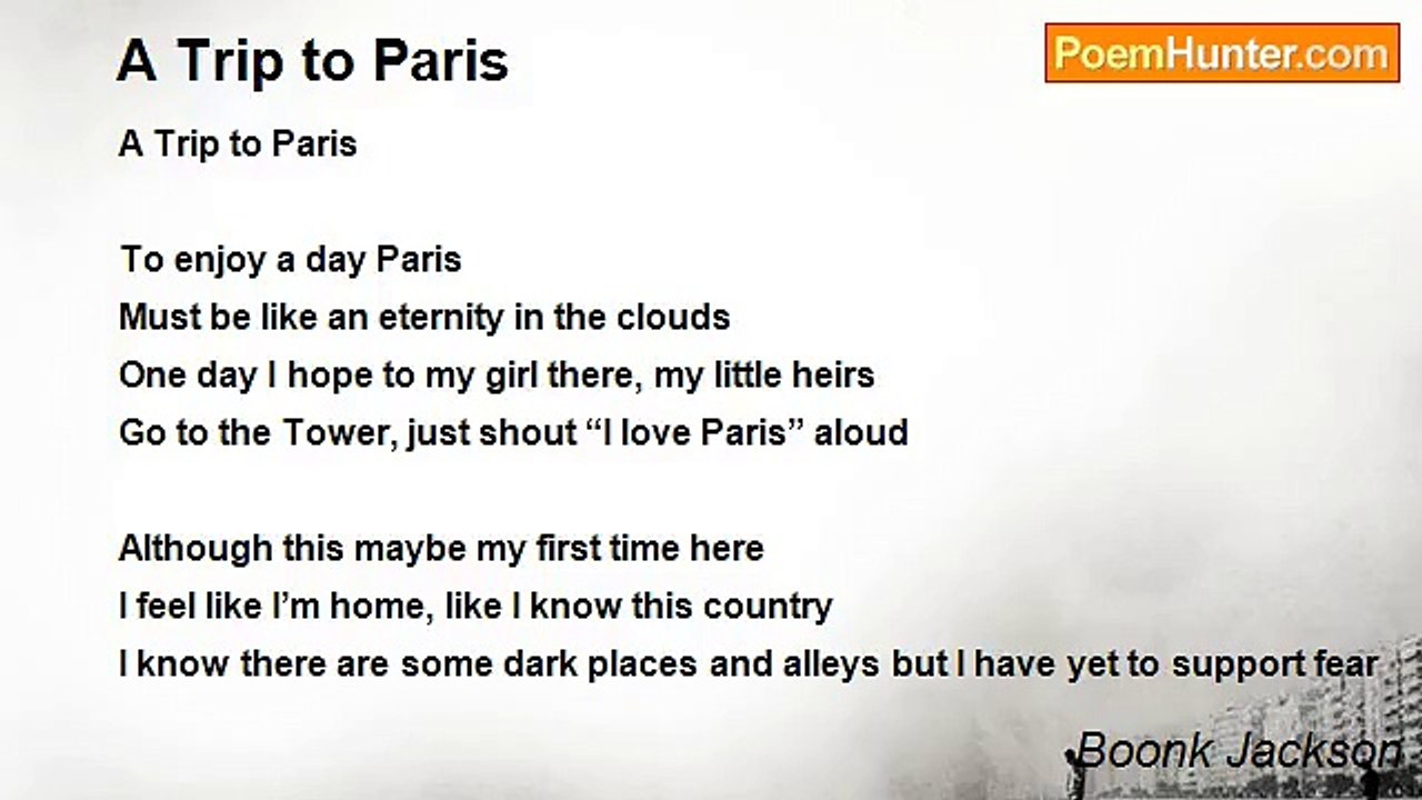 Boonk Jackson - A Trip to Paris