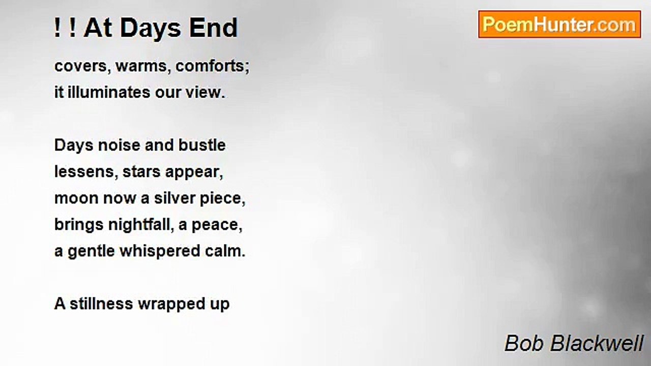 Bob Blackwell - ! ! At Days End
