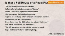 Joe Rosochacki - Is that a Full House or a Royal Flush?