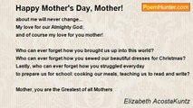 Elizabeth AcostaKuntz - Happy Mother's Day, Mother!