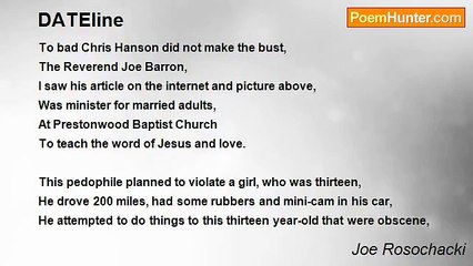 Joe Rosochacki - DATEline