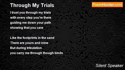 Silent Speaker - Through My Trials