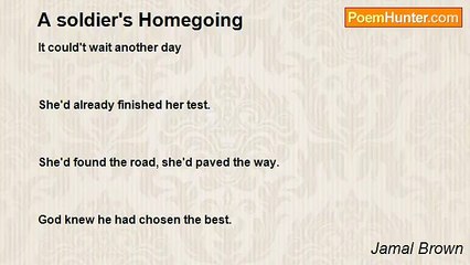 Jamal Brown - A soldier's Homegoing