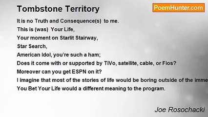 Joe Rosochacki - Tombstone Territory