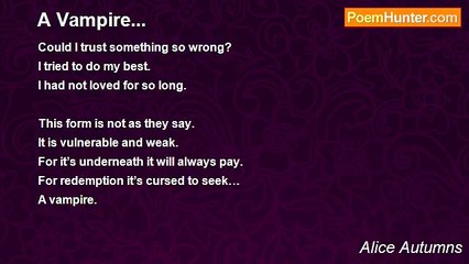 Alice Autumns - A Vampire...