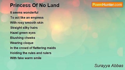 Surayya Abbas - Princess Of No Land