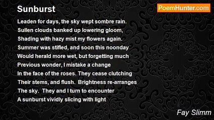 Fay Slimm - Sunburst