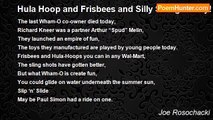 Joe Rosochacki - Hula Hoop and Frisbees and Silly String Oh My!