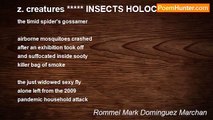 Rommel Mark Dominguez Marchan - z. creatures ***** INSECTS HOLOCAUST