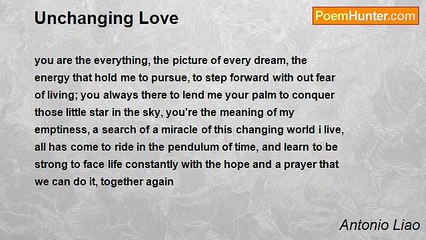 Antonio Liao - Unchanging Love