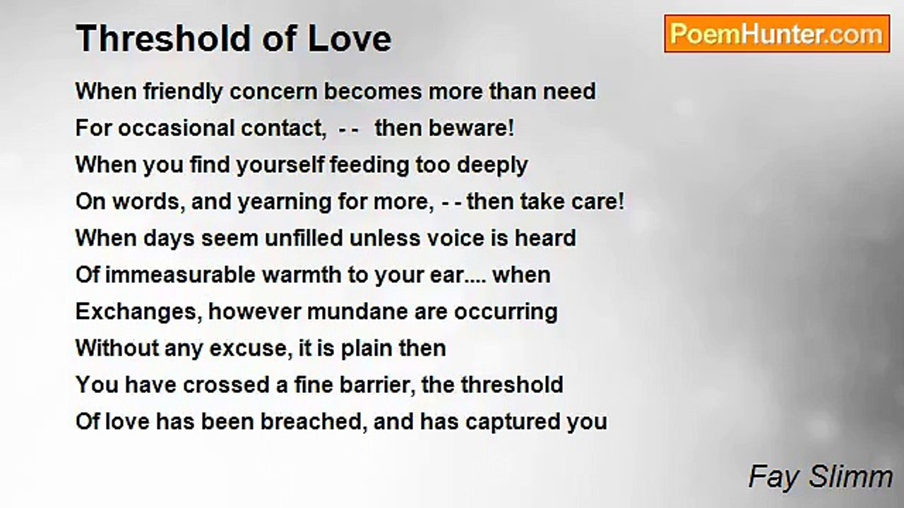 Fay Slimm - Threshold of Love