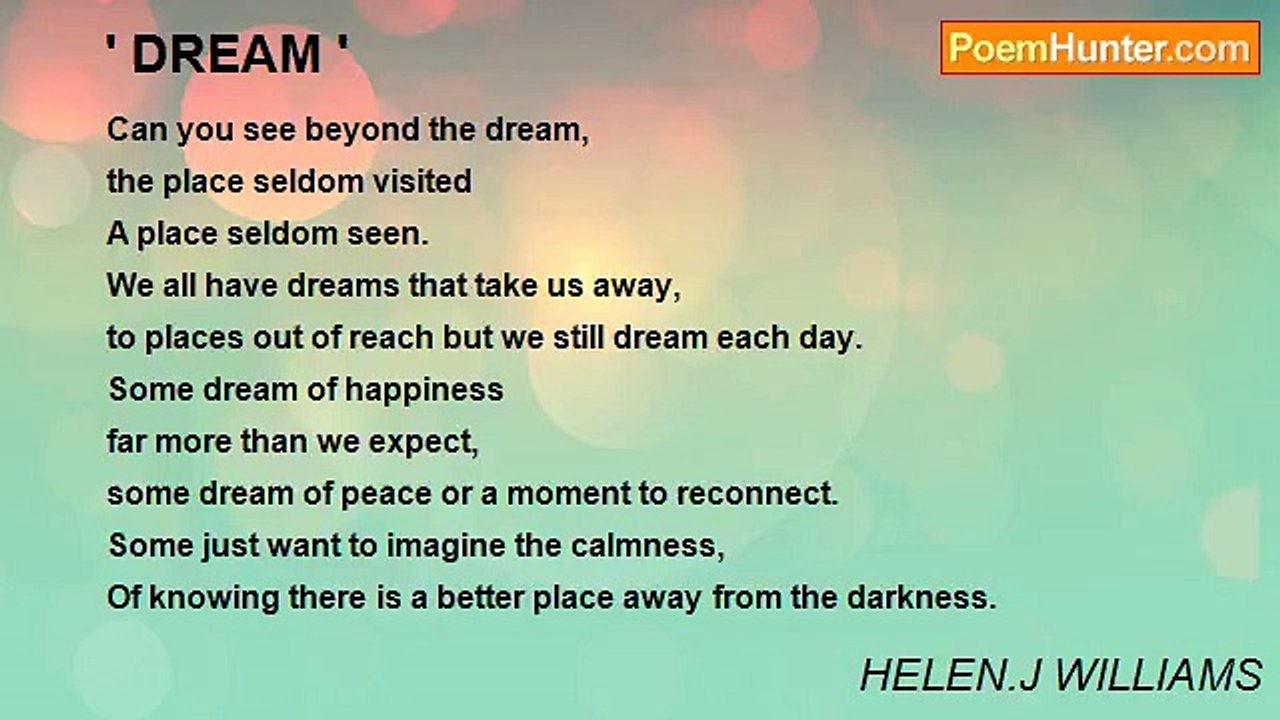 HELEN.J WILLIAMS - ' DREAM '