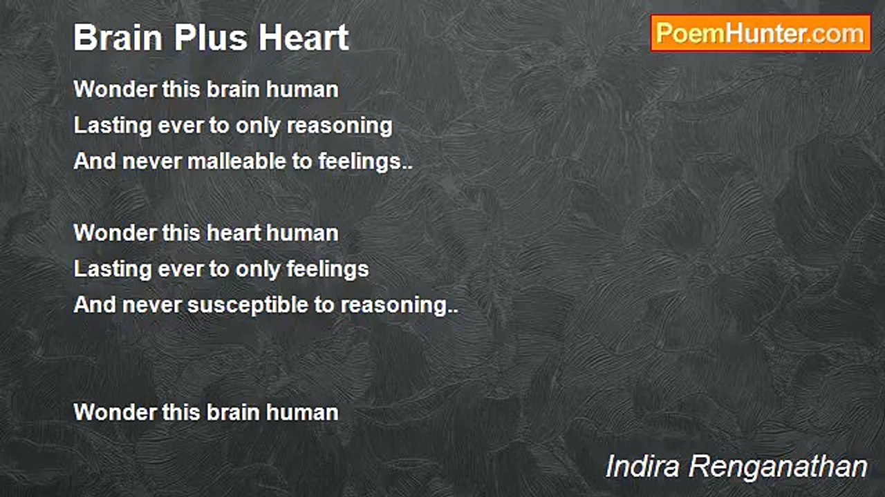 Indira Renganathan - Brain Plus Heart
