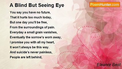 Eleanor Best - A Blind But Seeing Eye