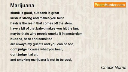 Chuck Norris - Marijuana