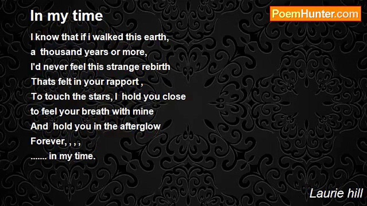 Laurie hill - In my time