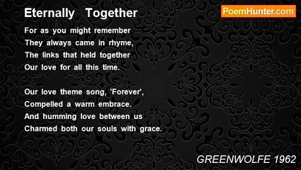 GREENWOLFE 1962 - Eternally   Together