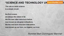 Rommel Mark Dominguez Marchan - *SCIENCE AND TECHNOLOGY UNCHANGE THE WORLD