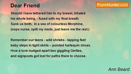 Ann Beard - Dear Friend