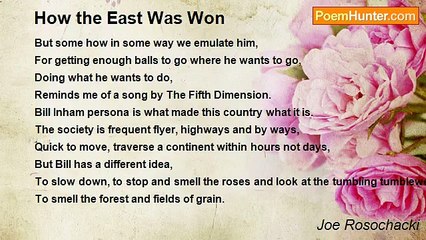 Joe Rosochacki - How the East Was Won