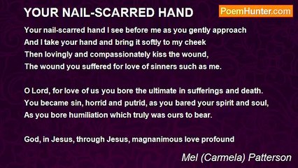 Carmela Patterson - YOUR NAIL-SCARRED HAND