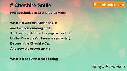 Sonya Florentino - # Cheshire Smile