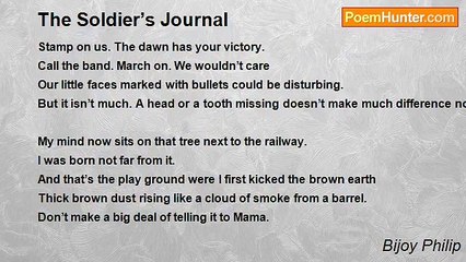 Bijoy Philip - The Soldier’s Journal