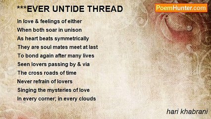hari khabrani - ***EVER UNTIDE THREAD