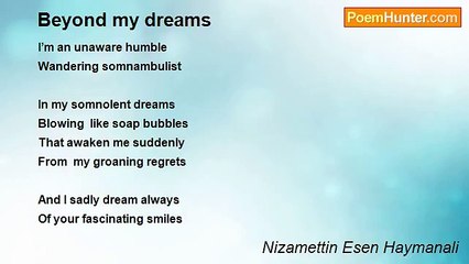 Nizamettin Esen Haymanali - Beyond my dreams