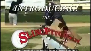 Sling Pitcher Baseball Softball Pitching Machine