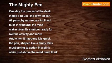 Herbert Nehrlich - The Mighty Pen