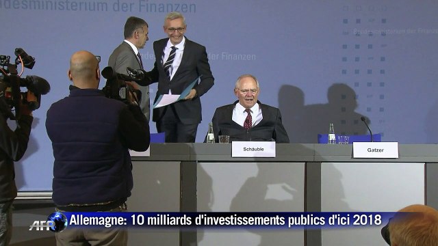 Allemagne: 10 milliards d'investissements publics d'ici 2018