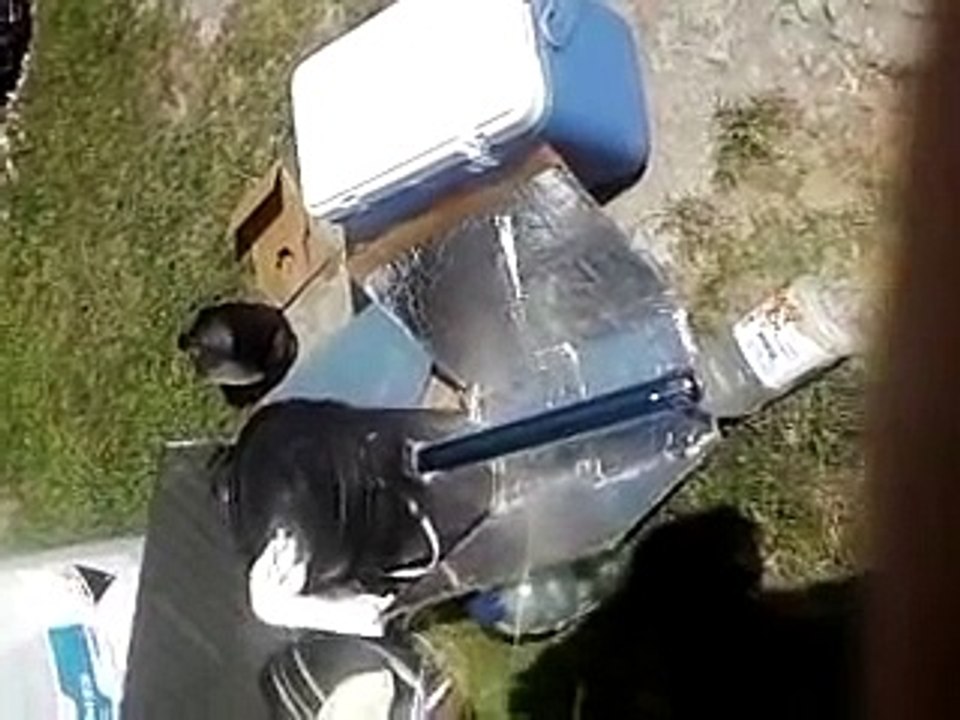 (#4 final Video) DIY solar water heater, Vacuum tubes, solar water heating