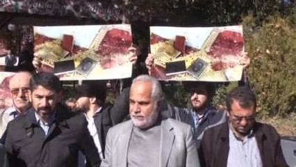 İsrail Askerlerinin Mescid-i Aksa Baskını Protesto Edildi