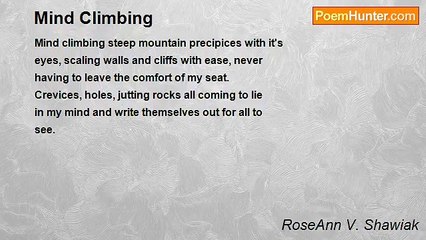 RoseAnn V. Shawiak - Mind Climbing